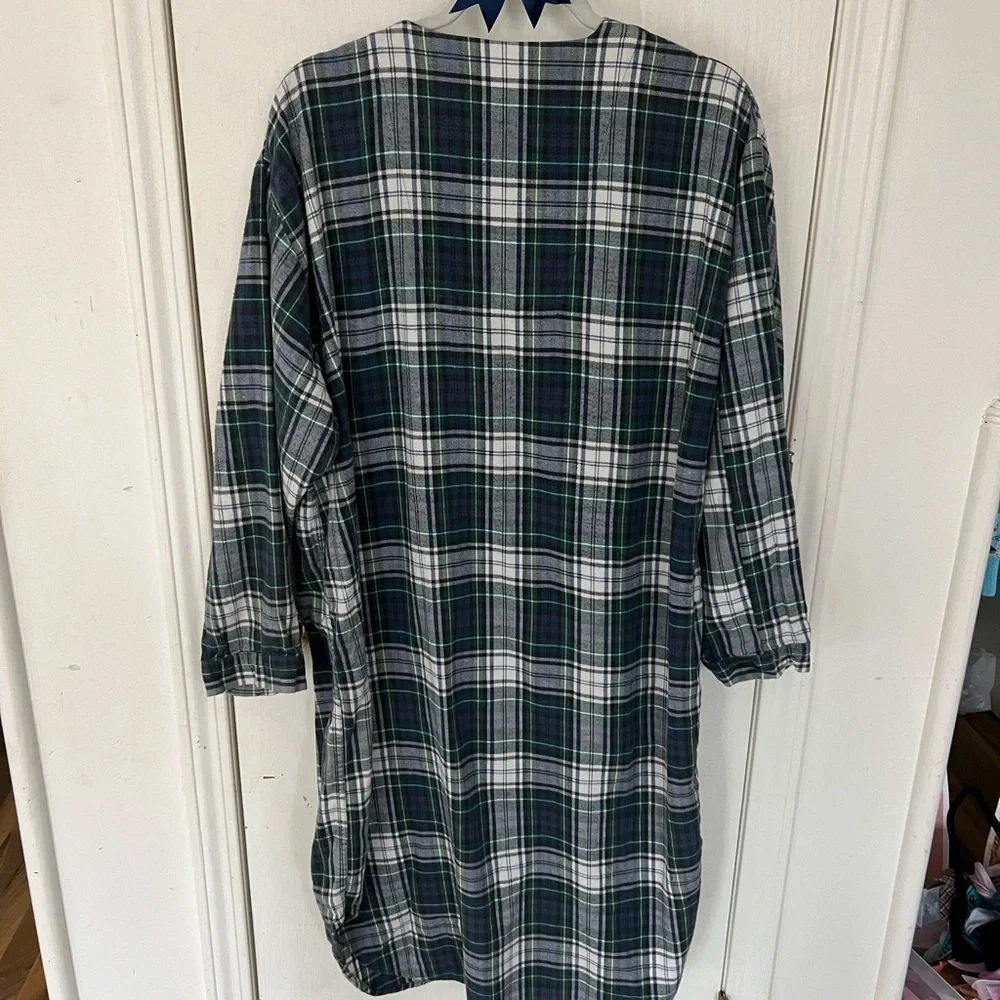 Vintage plaid Tigger sleep shirt / nightshirt, L / XL - Picture 5 of 9